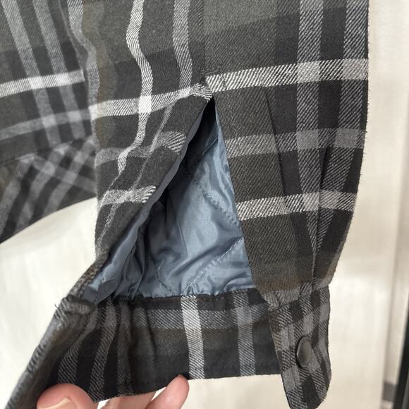 NWT Scotch & Soda Mens Medium Sherpa-Lined Plaid Jacket Double Chest Pocket - Picture 6 of 15